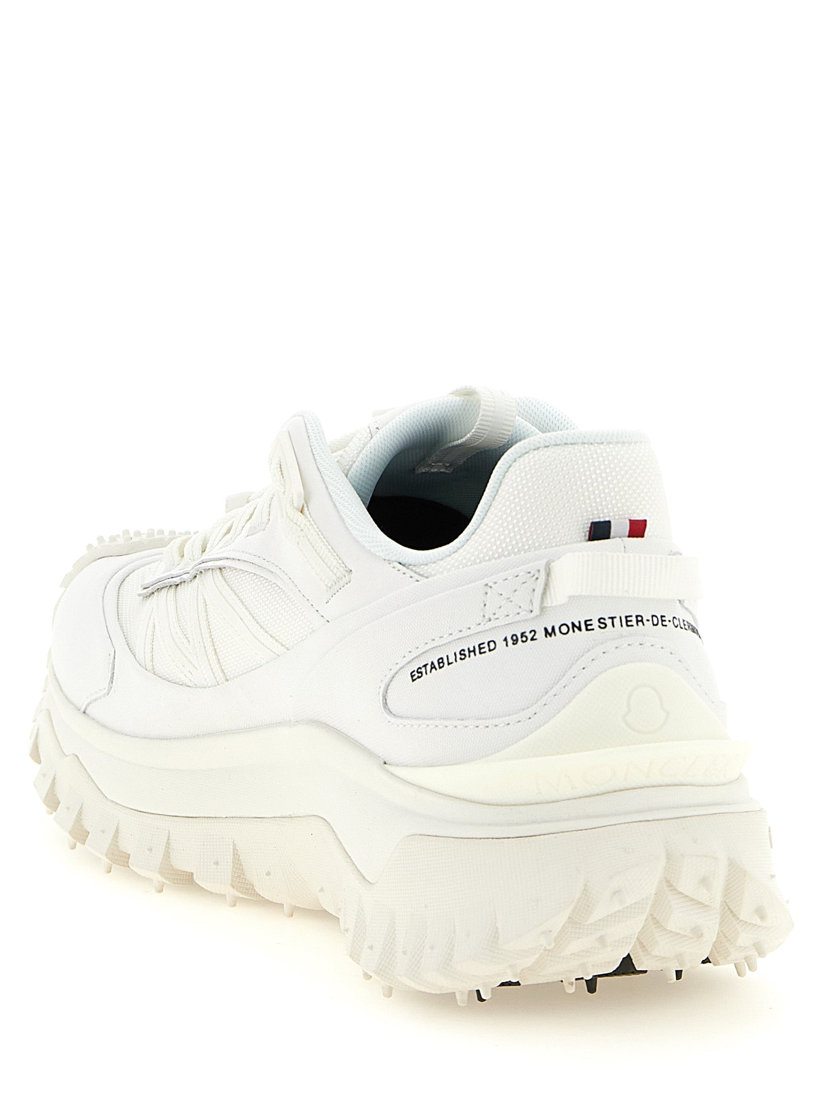 White Leather Athletic Sneakers