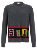 Gray Acetate Cardigan