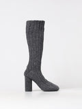 Gray Wool Over The Knee