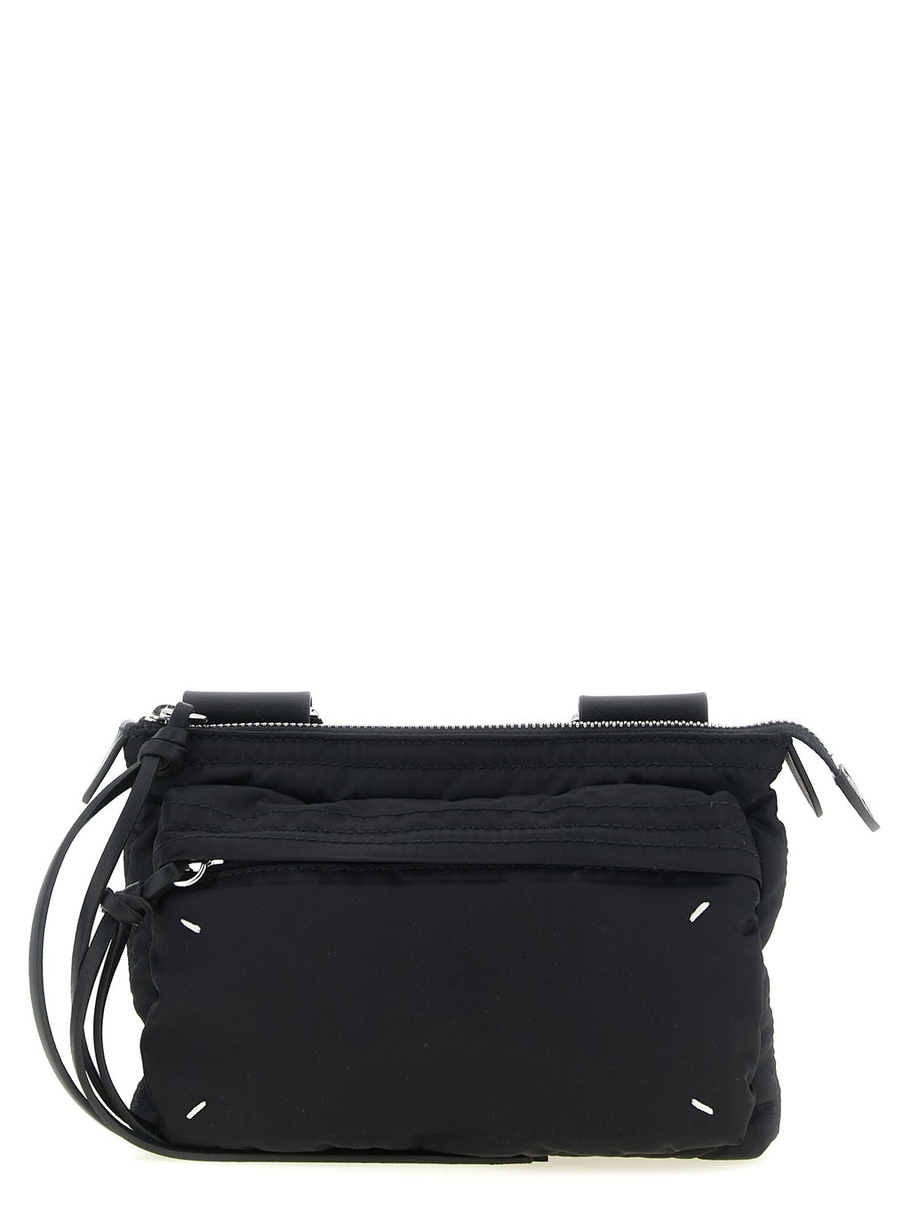 Black Polyamide Crossbody Bag