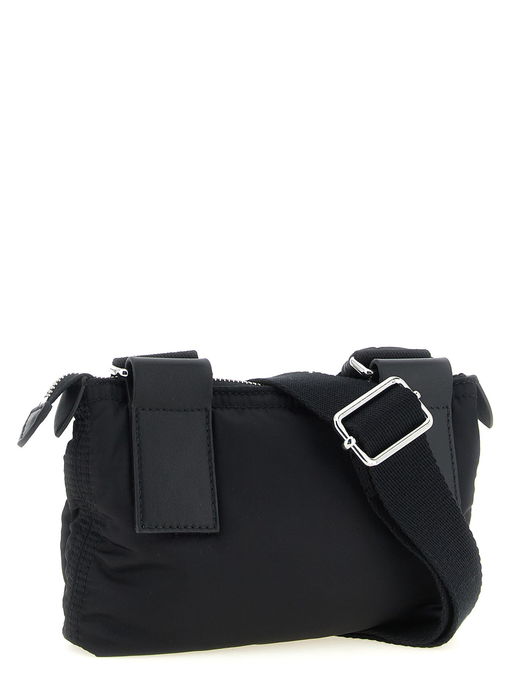 Black Polyamide Crossbody Bag