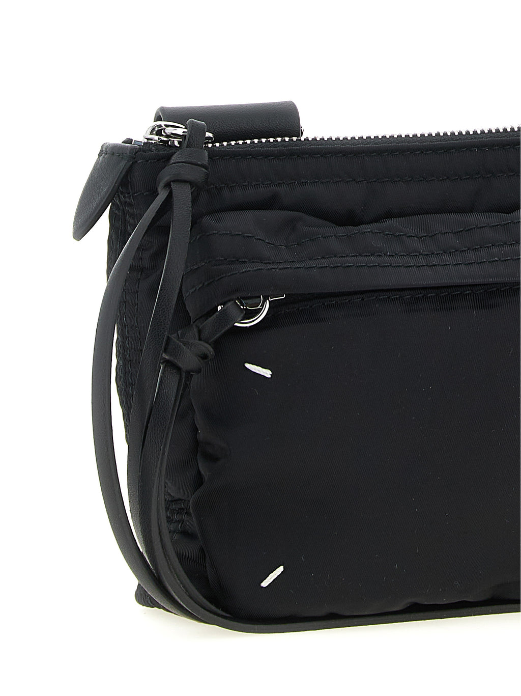 Black Polyamide Crossbody Bag