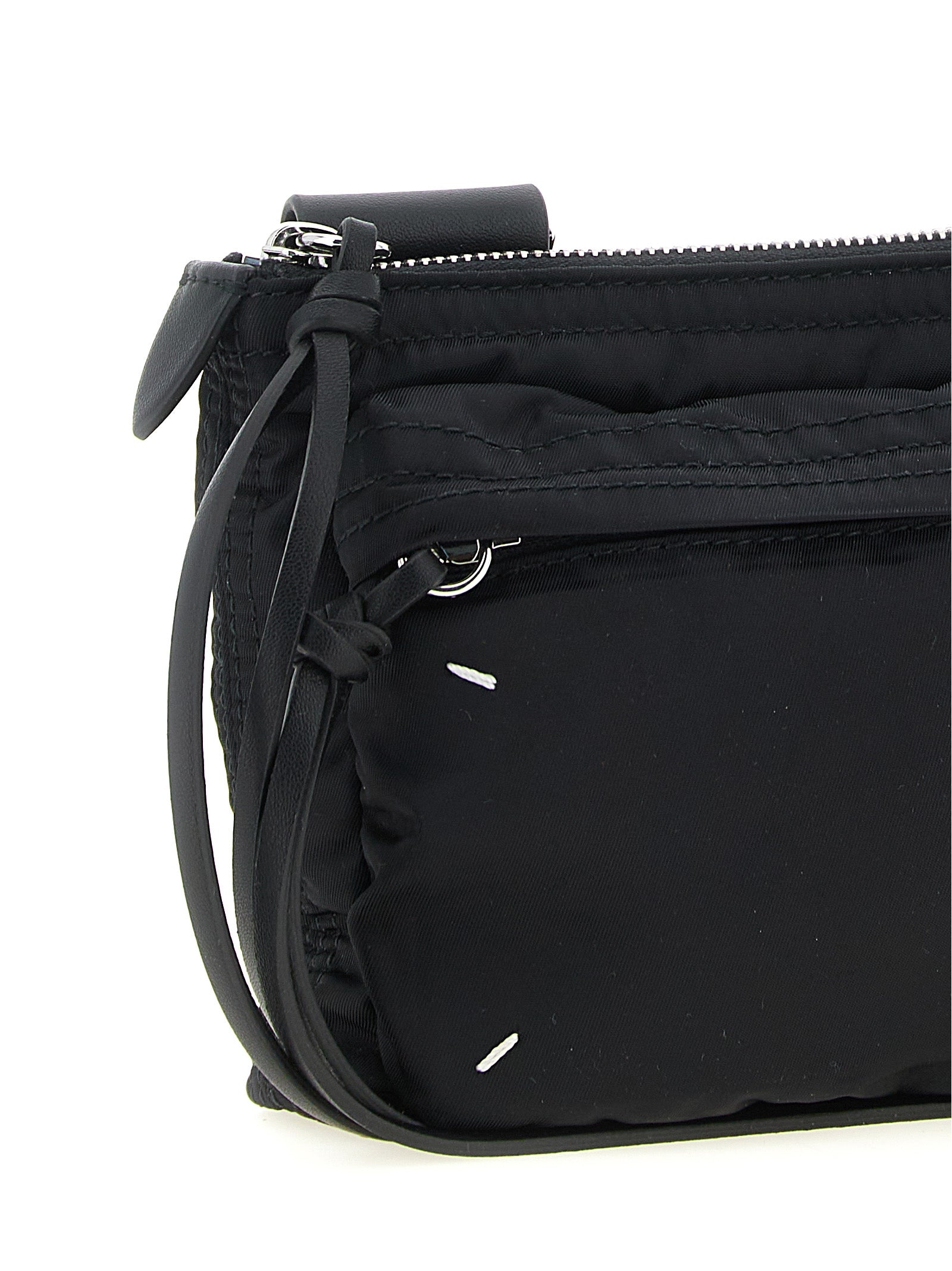 Black Polyamide Crossbody Bag