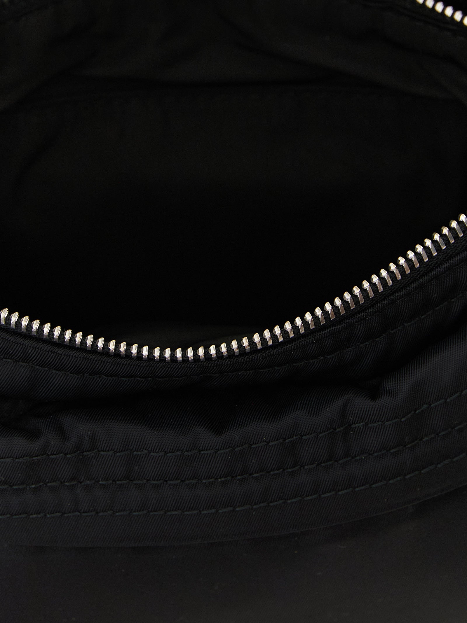 Black Polyamide Crossbody Bag
