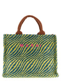 Multicolor Polyamide Handbag