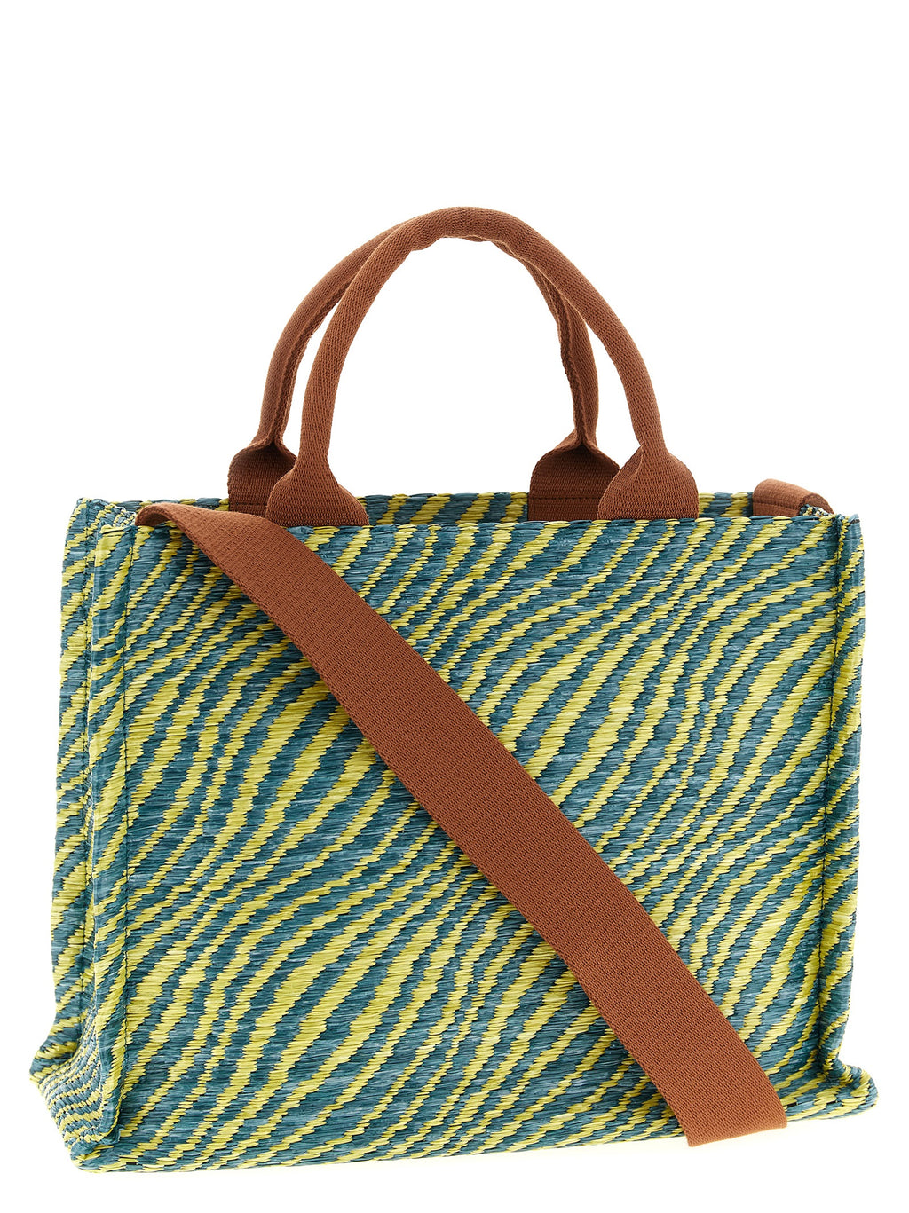 Multicolor Polyamide Handbag