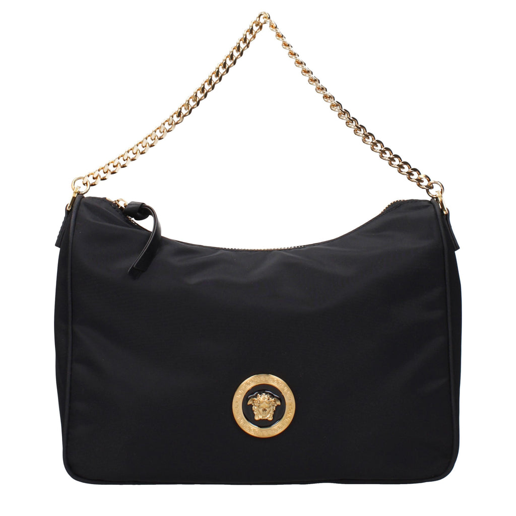 Black Fabric Handbag