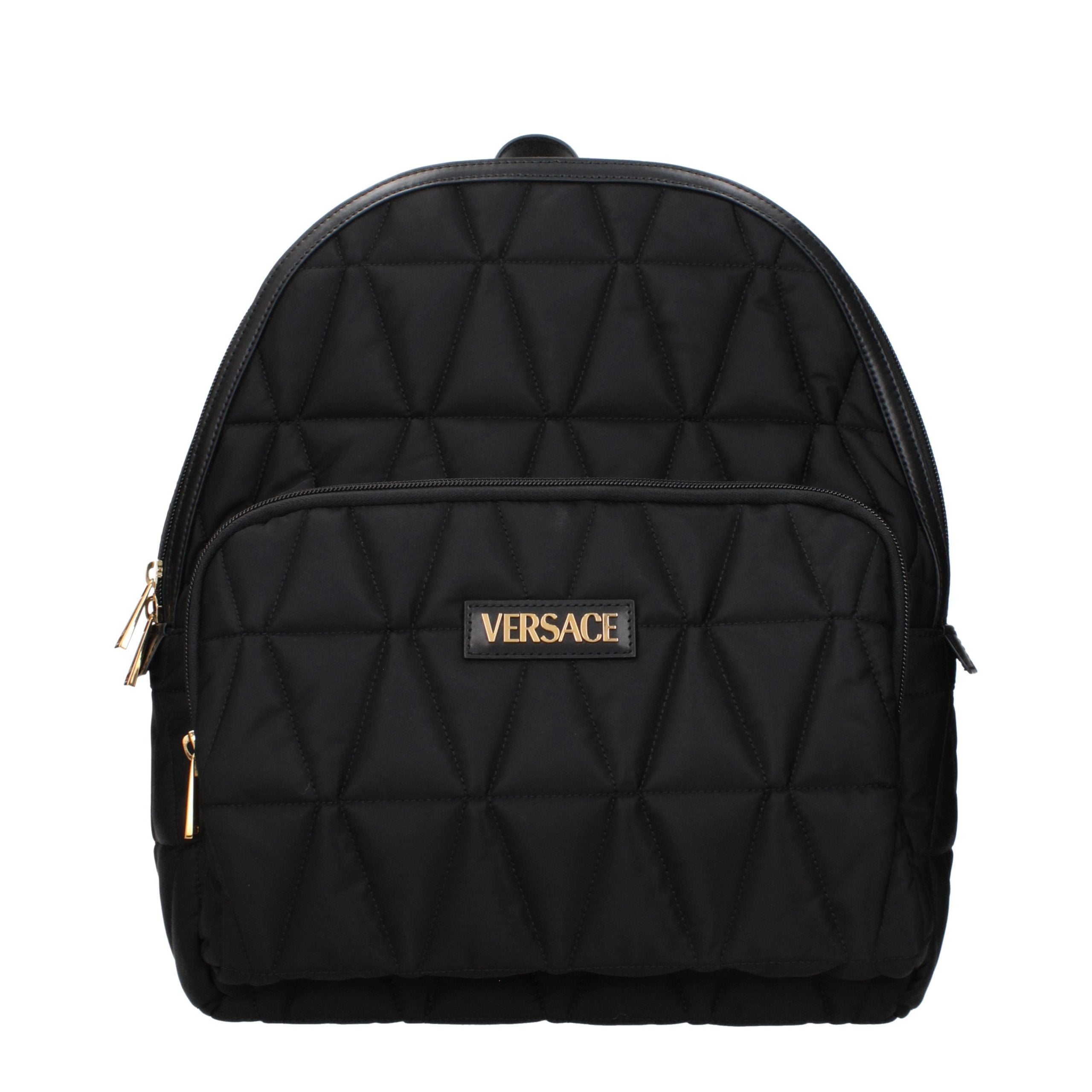 Black Fabric Backpack
