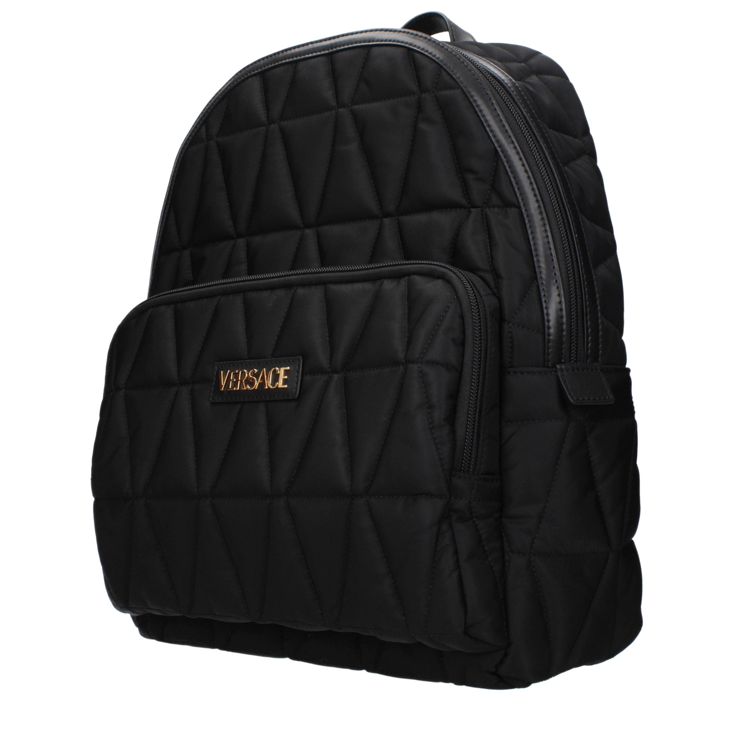 Black Fabric Backpack