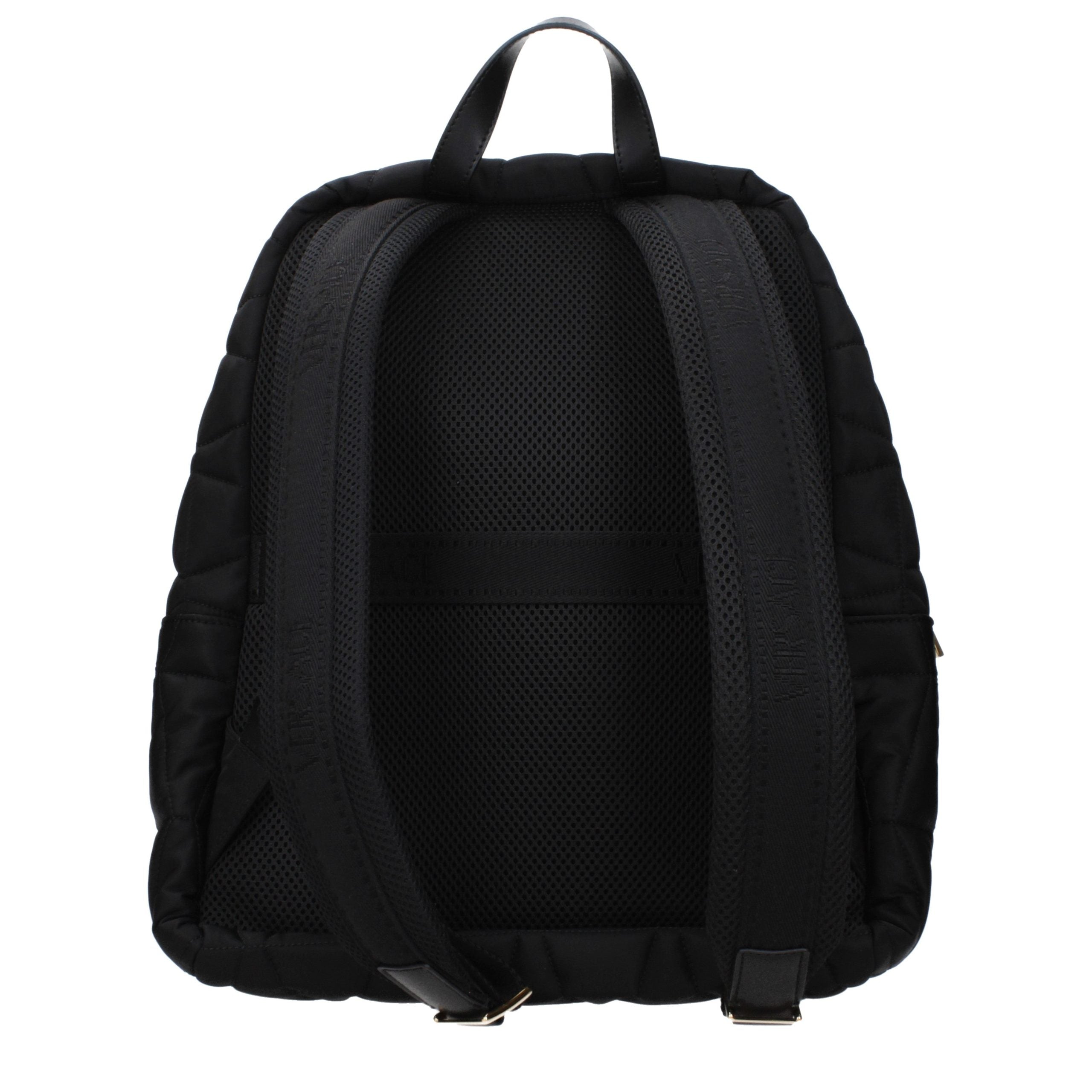 Black Fabric Backpack