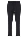 Black Polyamide Joggers (Workout Pants)