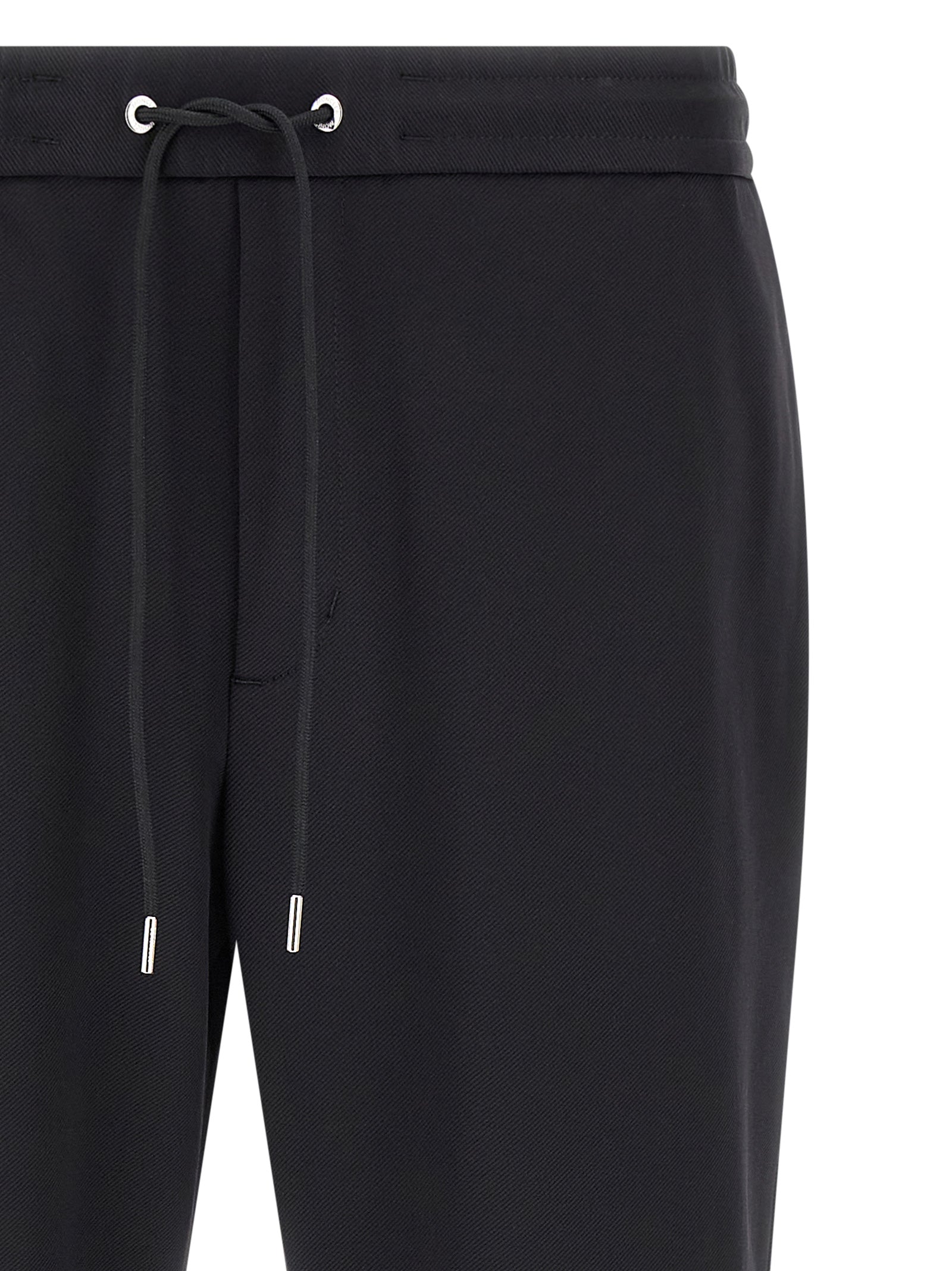 Black Polyamide Joggers (Workout Pants)
