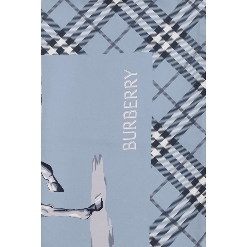 Blue Silk Scarf