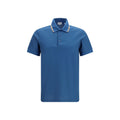 Blue Cotton Polo Shirt