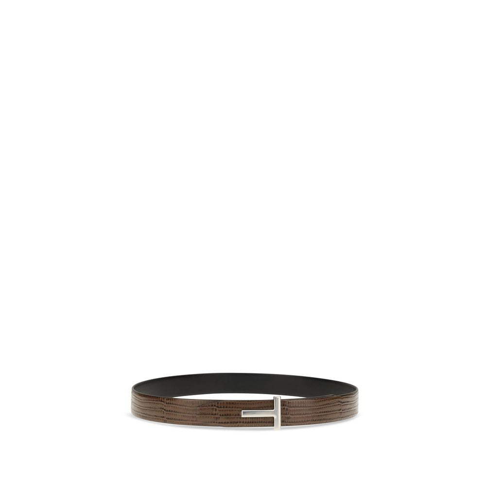 Brown Calf Leather Bos Taurus Belt