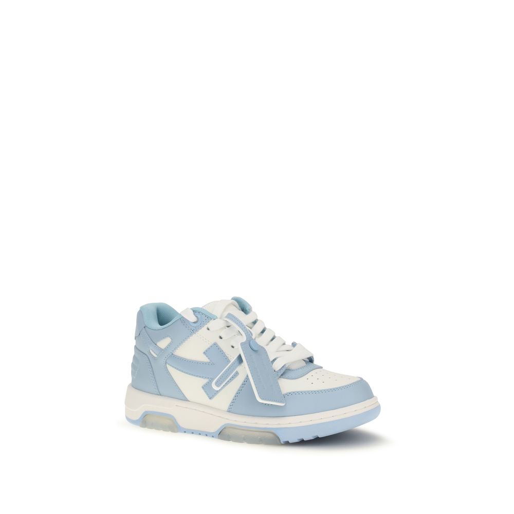 Blue Calf Leather Bos Taurus Sneakers