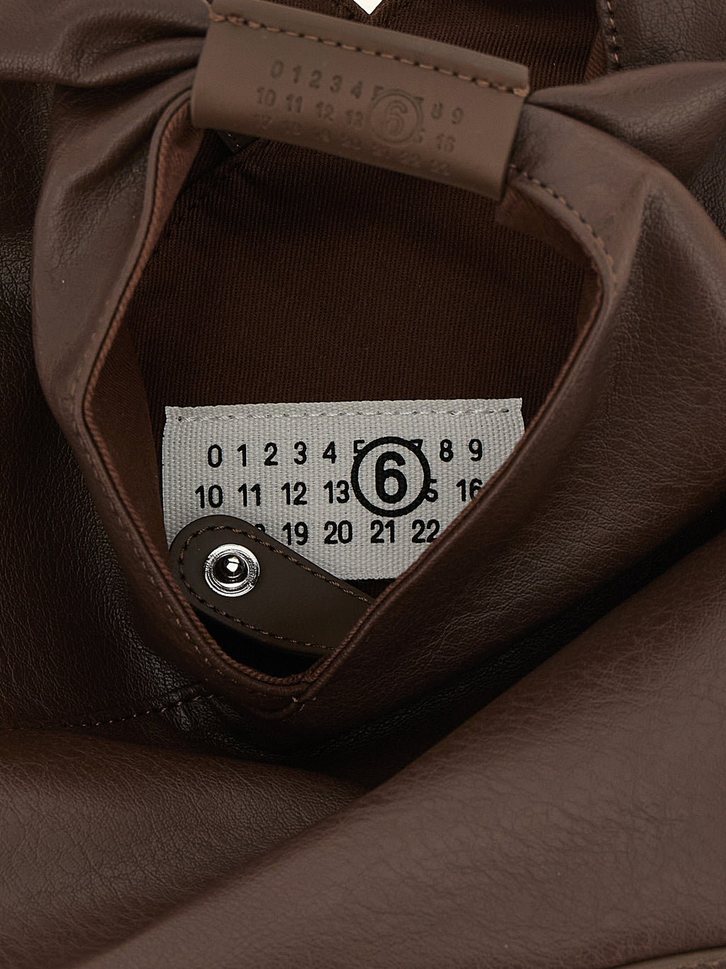 Brown Polyethylene Crossbody Bag