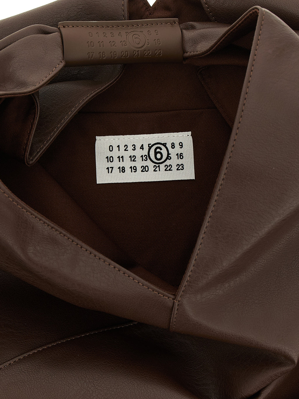Brown Polyethylene Handbag