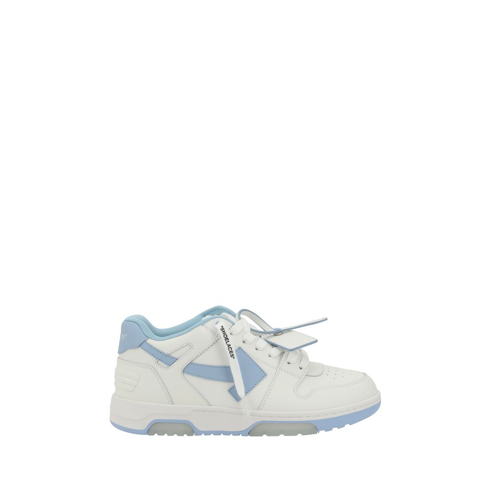 White Calf Leather Bos Taurus Athletic Sneakers