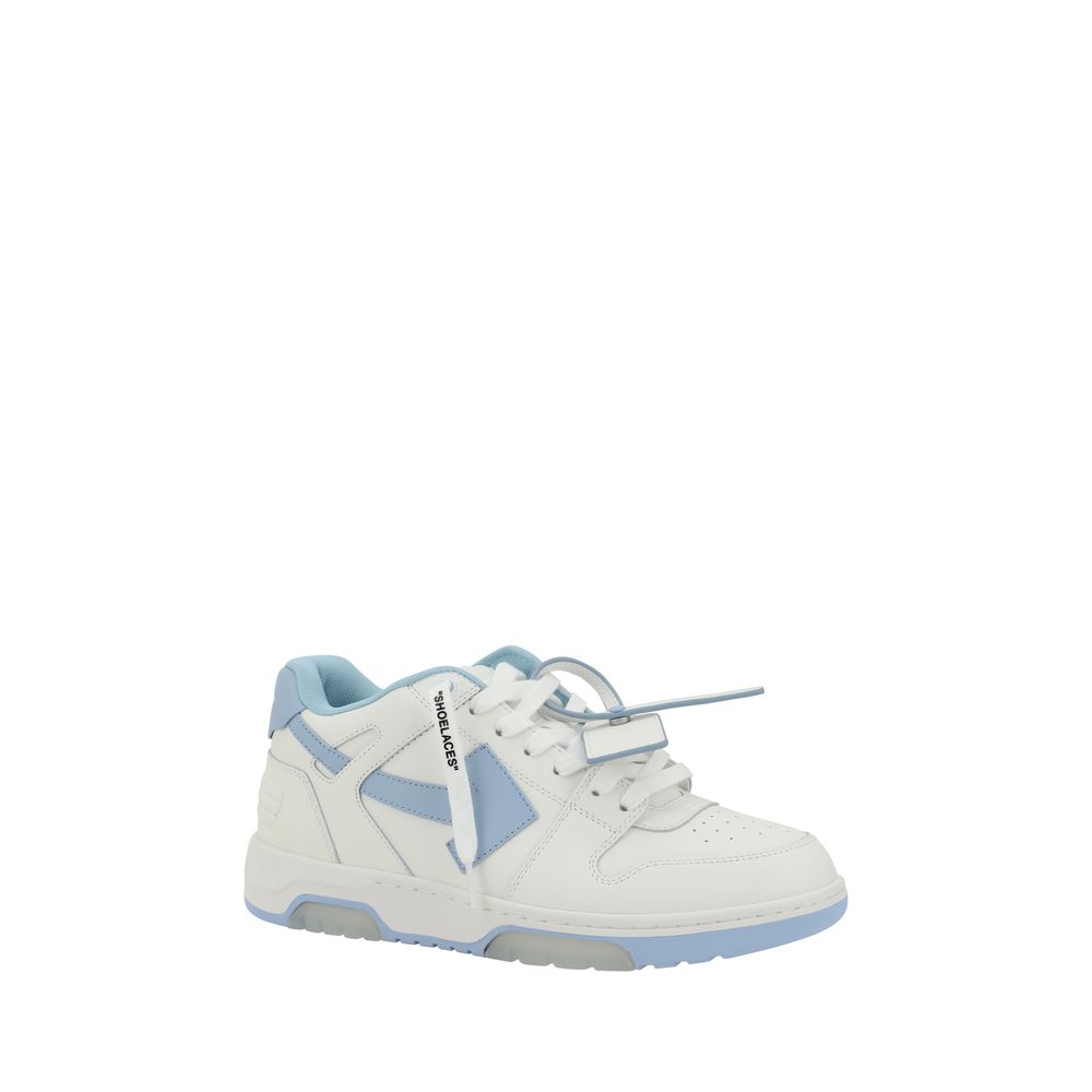 White Calf Leather Bos Taurus Athletic Sneakers
