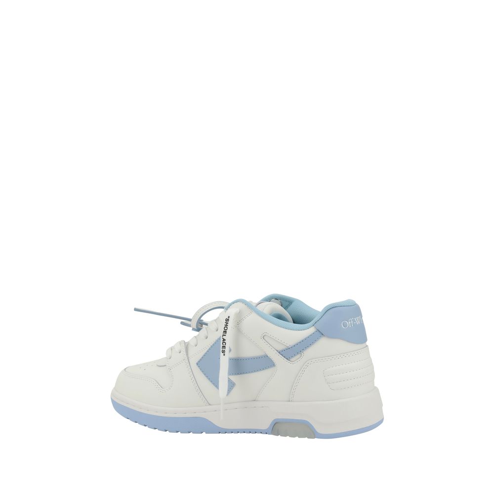 White Calf Leather Bos Taurus Athletic Sneakers
