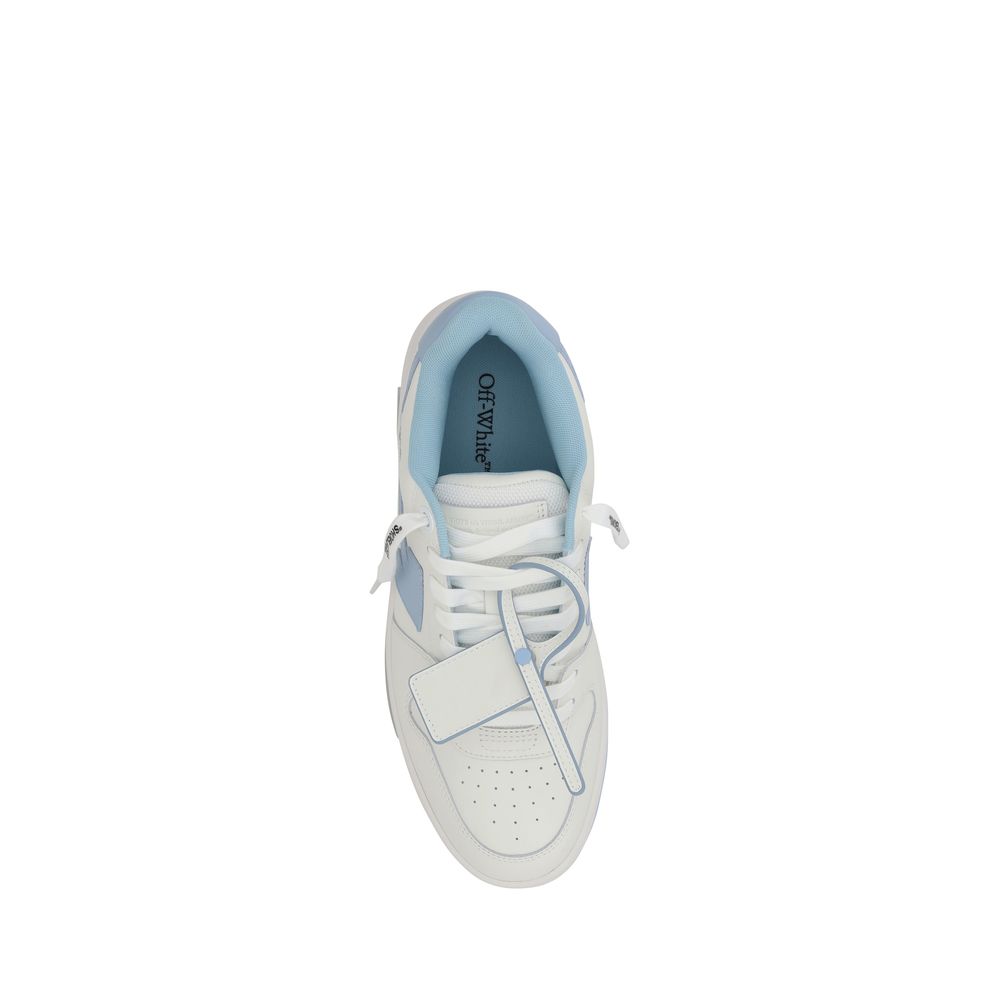 White Calf Leather Bos Taurus Athletic Sneakers