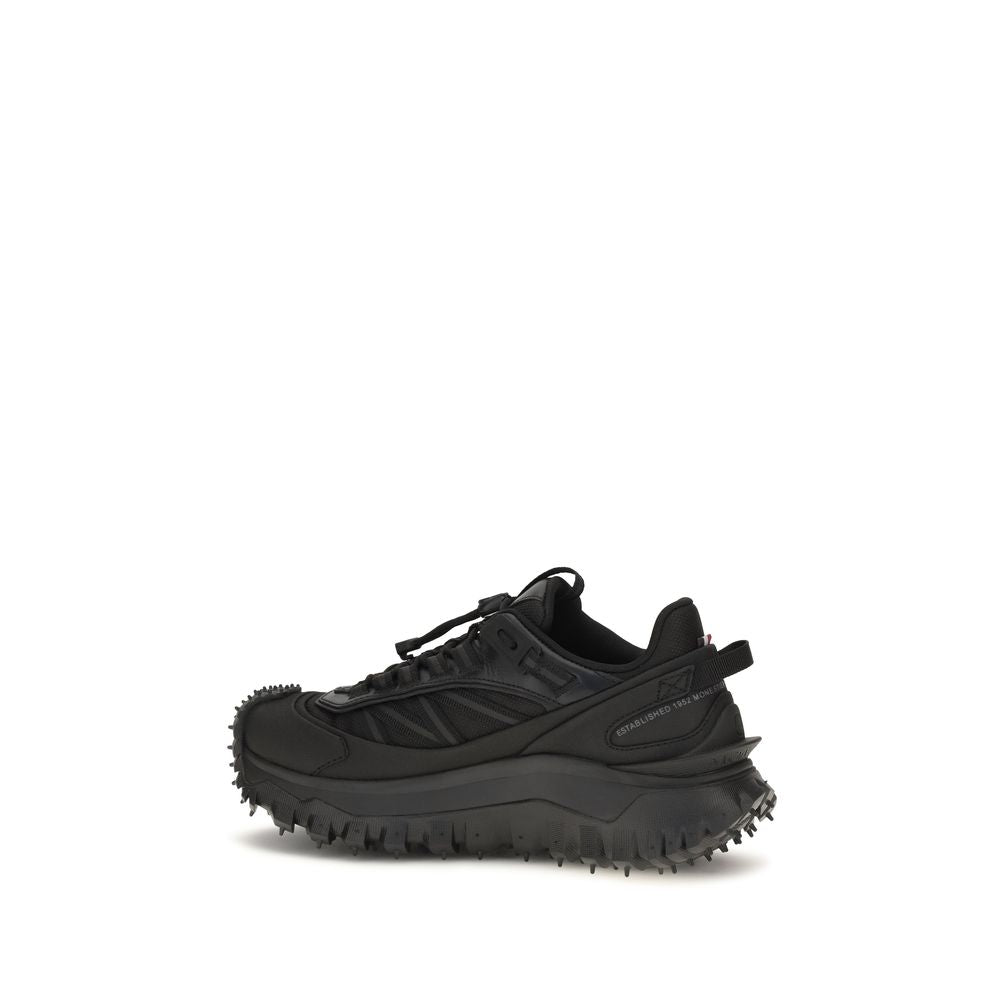 Black Calf Leather Bos Taurus Athletic Sneakers