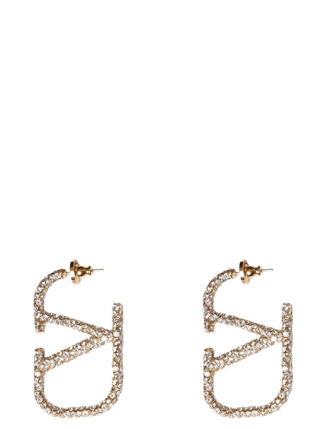Gold Brass Earrings