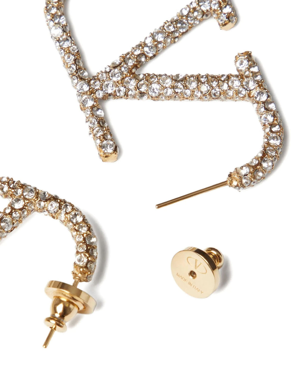Gold Brass Earrings