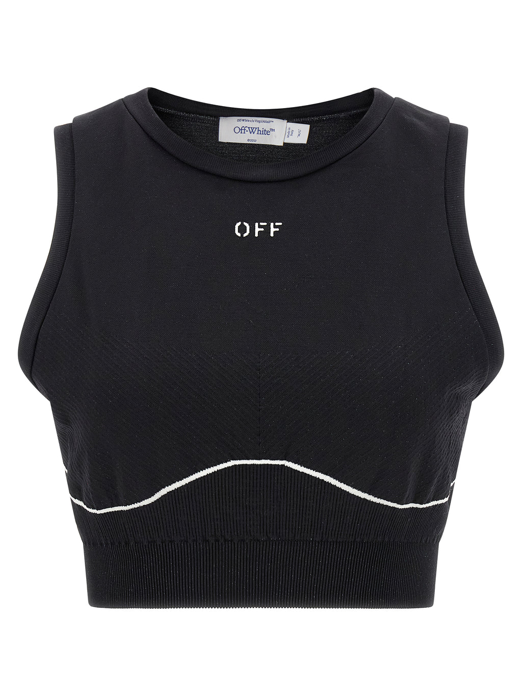 Black Polyamide Sport Bra