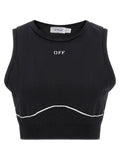 Black Polyamide Sport Bra