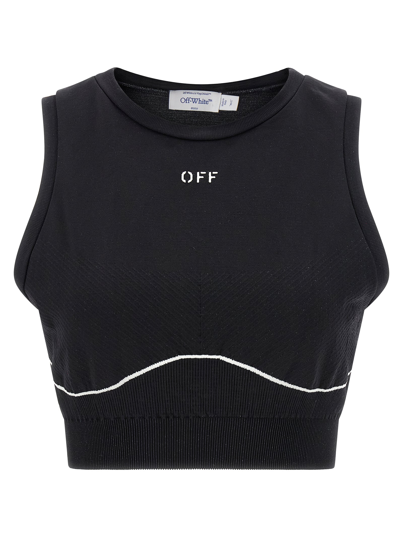 Black Polyamide Sport Bra