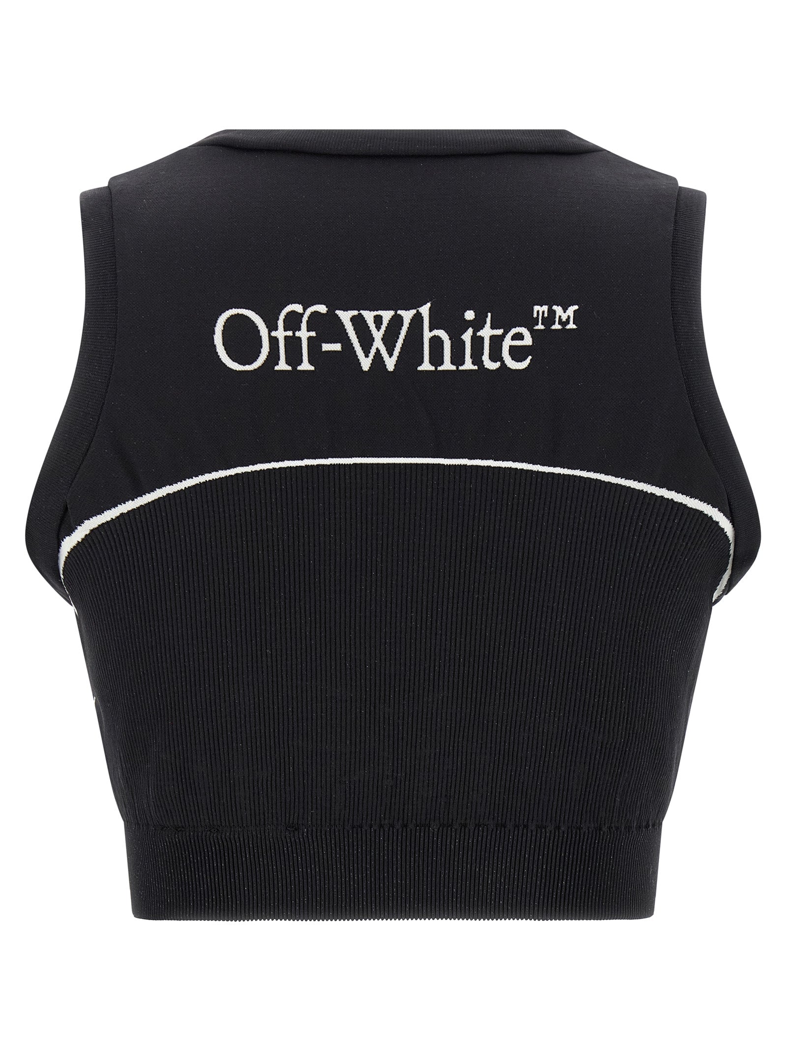 Black Polyamide Sport Bra