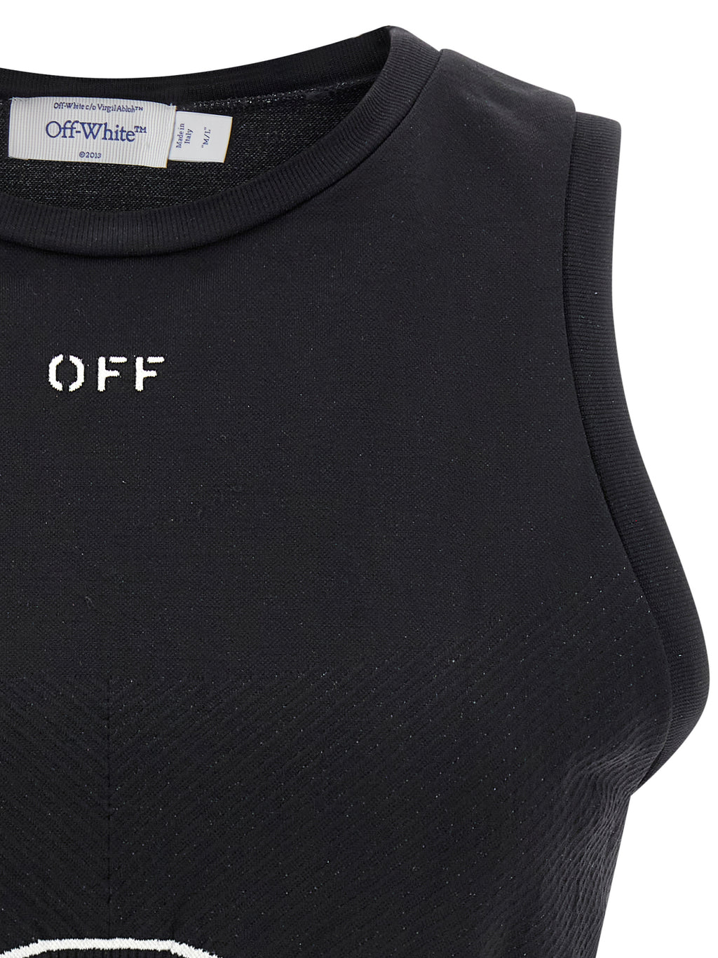 Black Polyamide Sport Bra