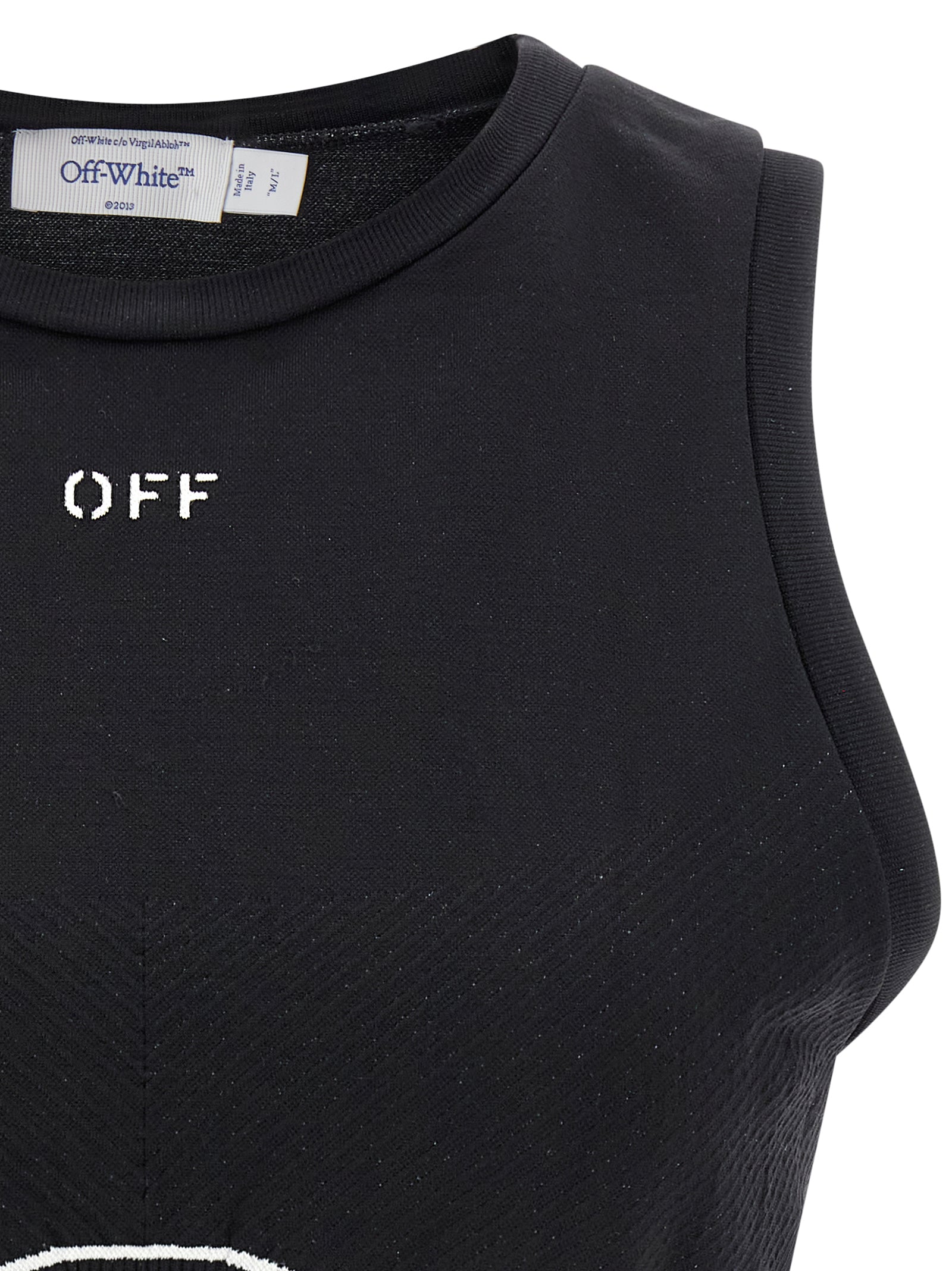 Black Polyamide Sport Bra