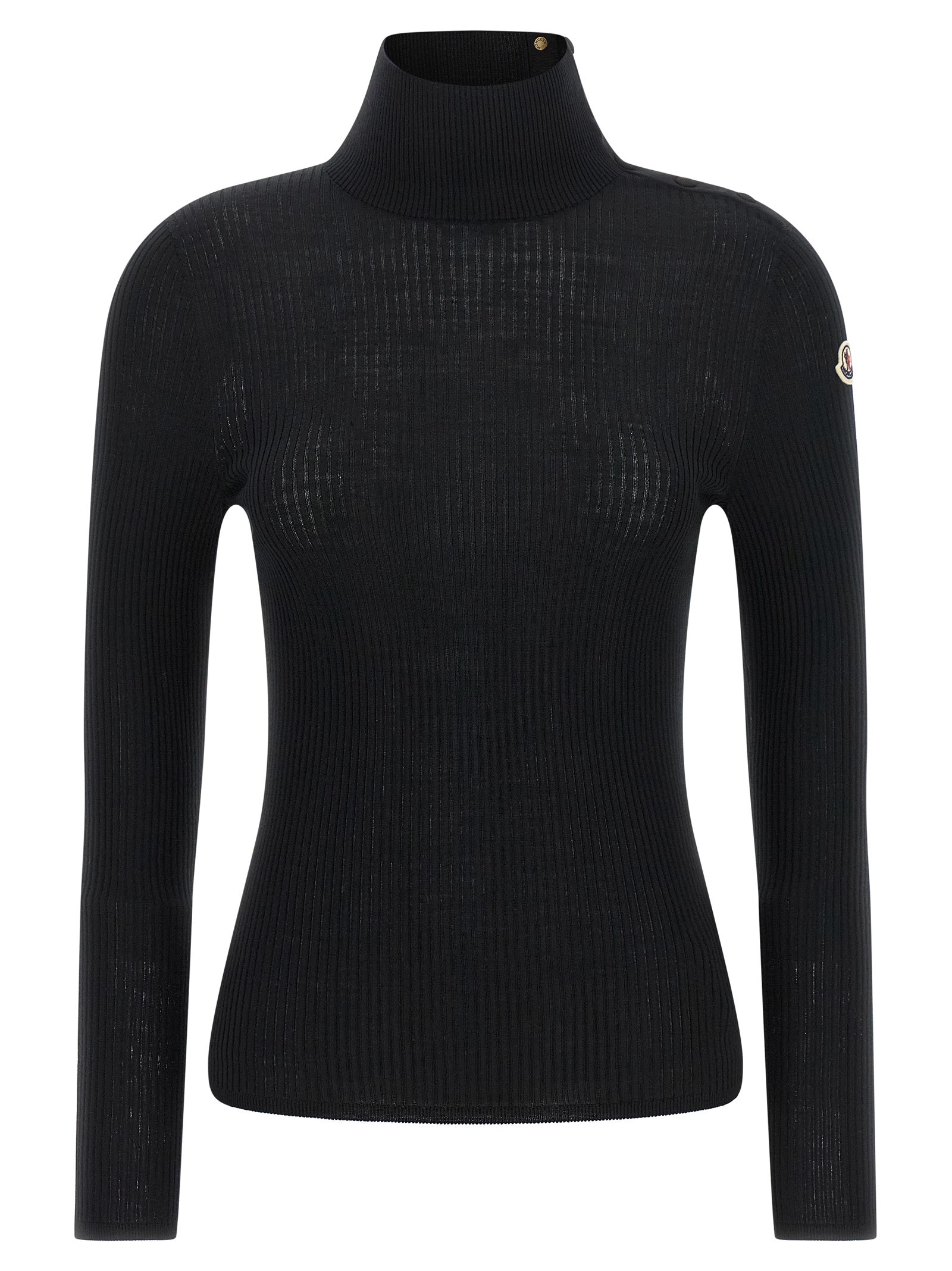 Black Virgin Wool Cardigan