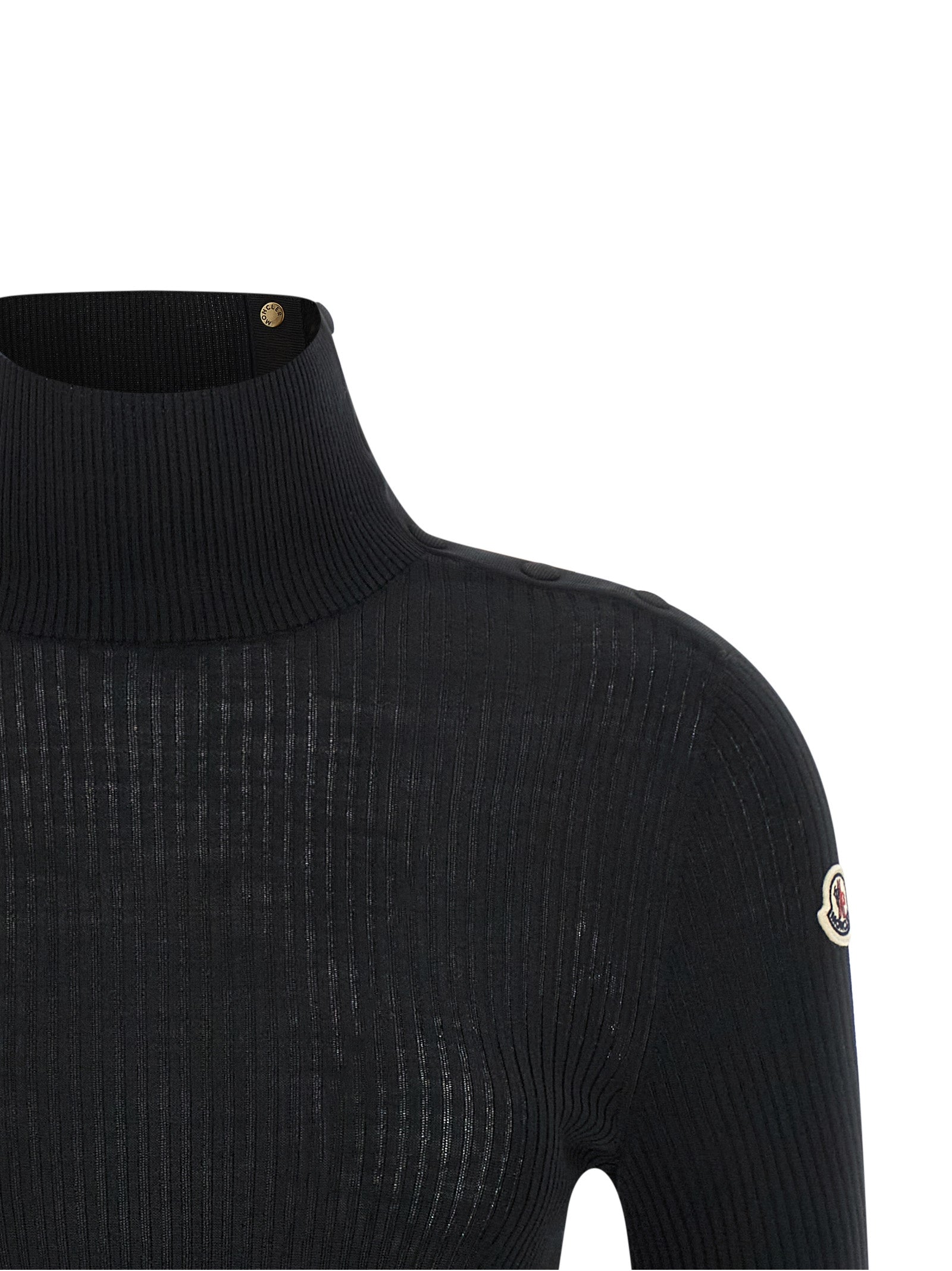 Black Virgin Wool Cardigan