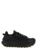 Black Leather Athletic Sneakers