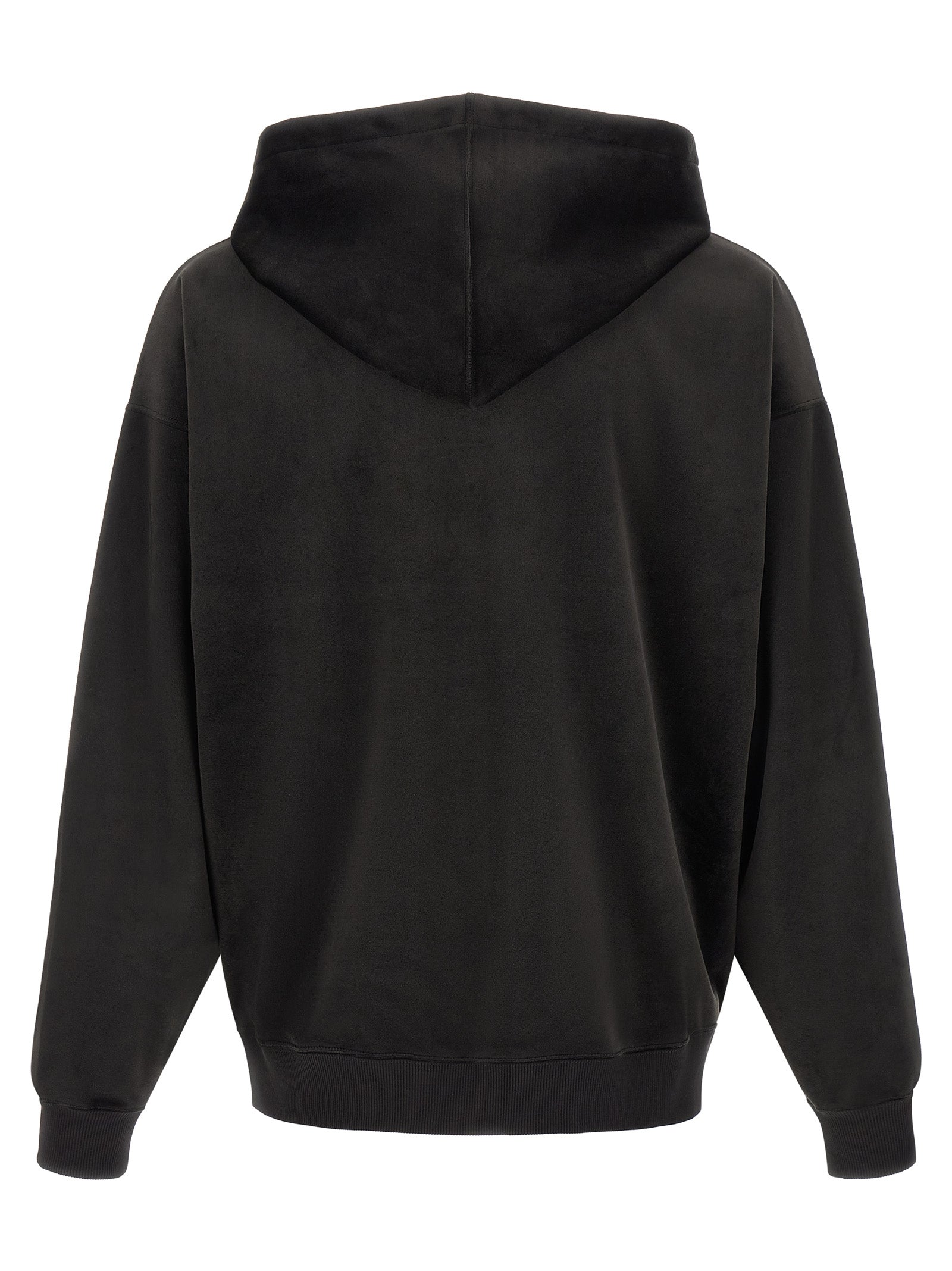 Black Recycled Polyester Sweatshirt
