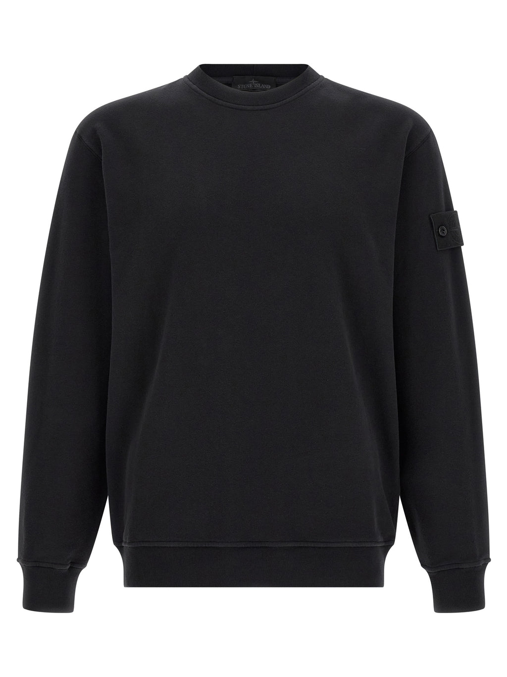 Black Cotton Sweatshirt