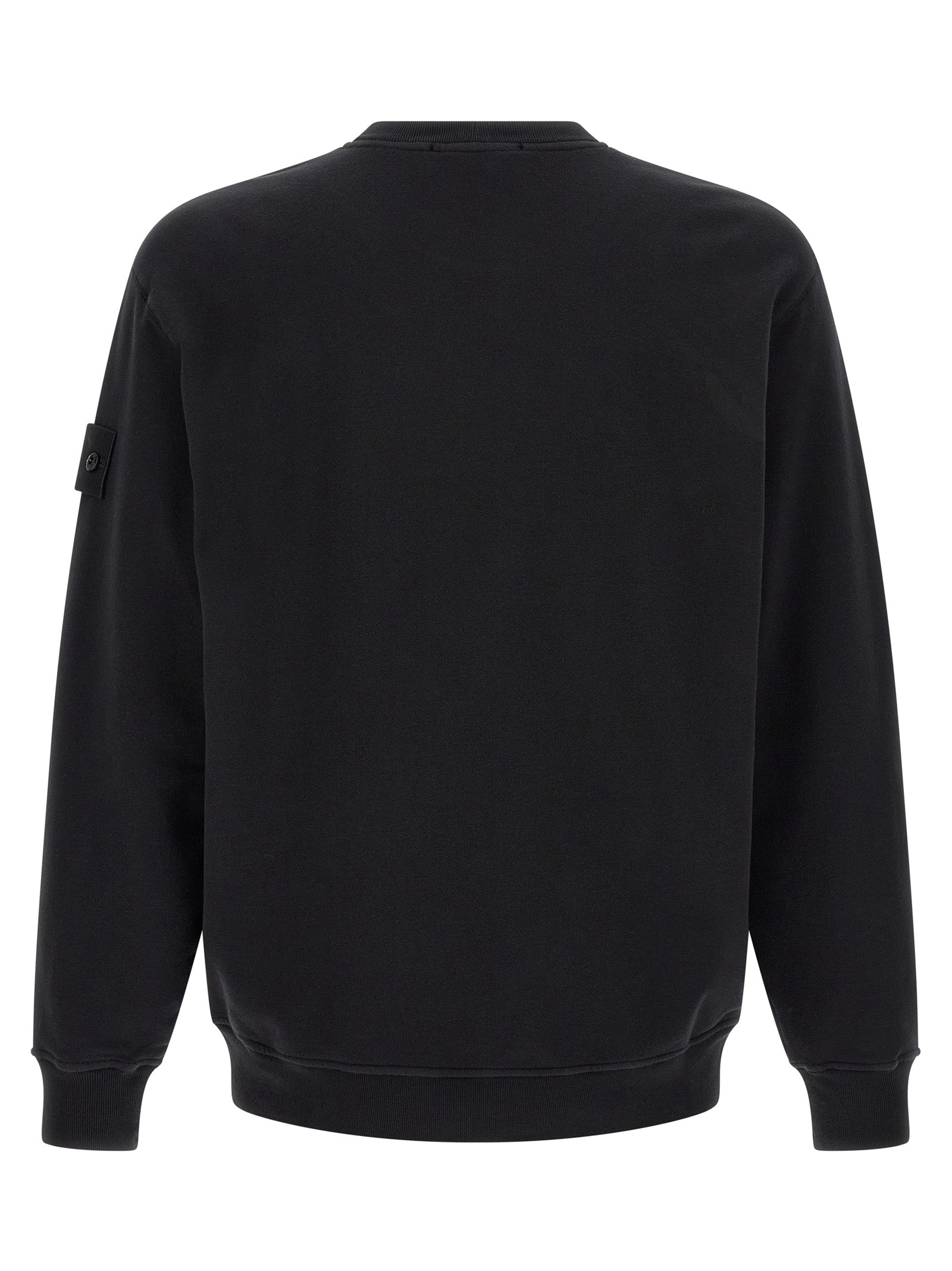 Black Cotton Sweatshirt