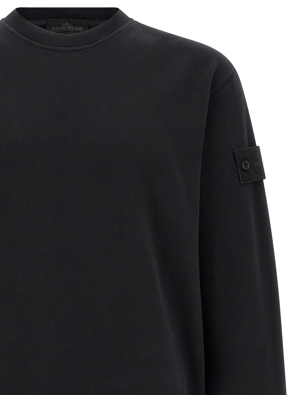 Black Cotton Sweatshirt