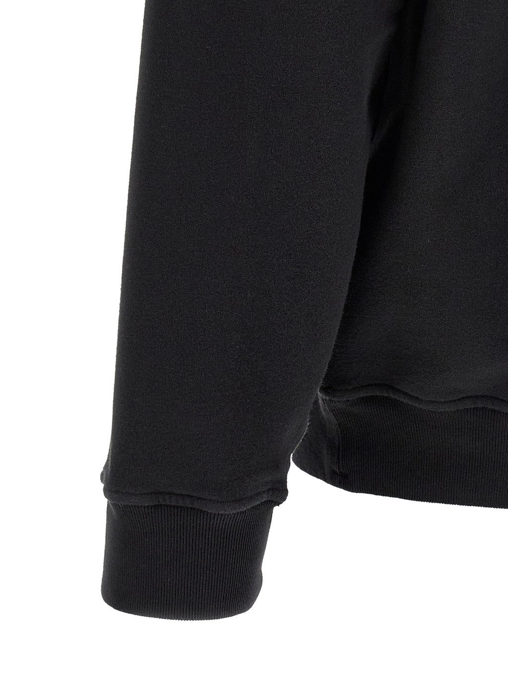 Black Cotton Sweatshirt