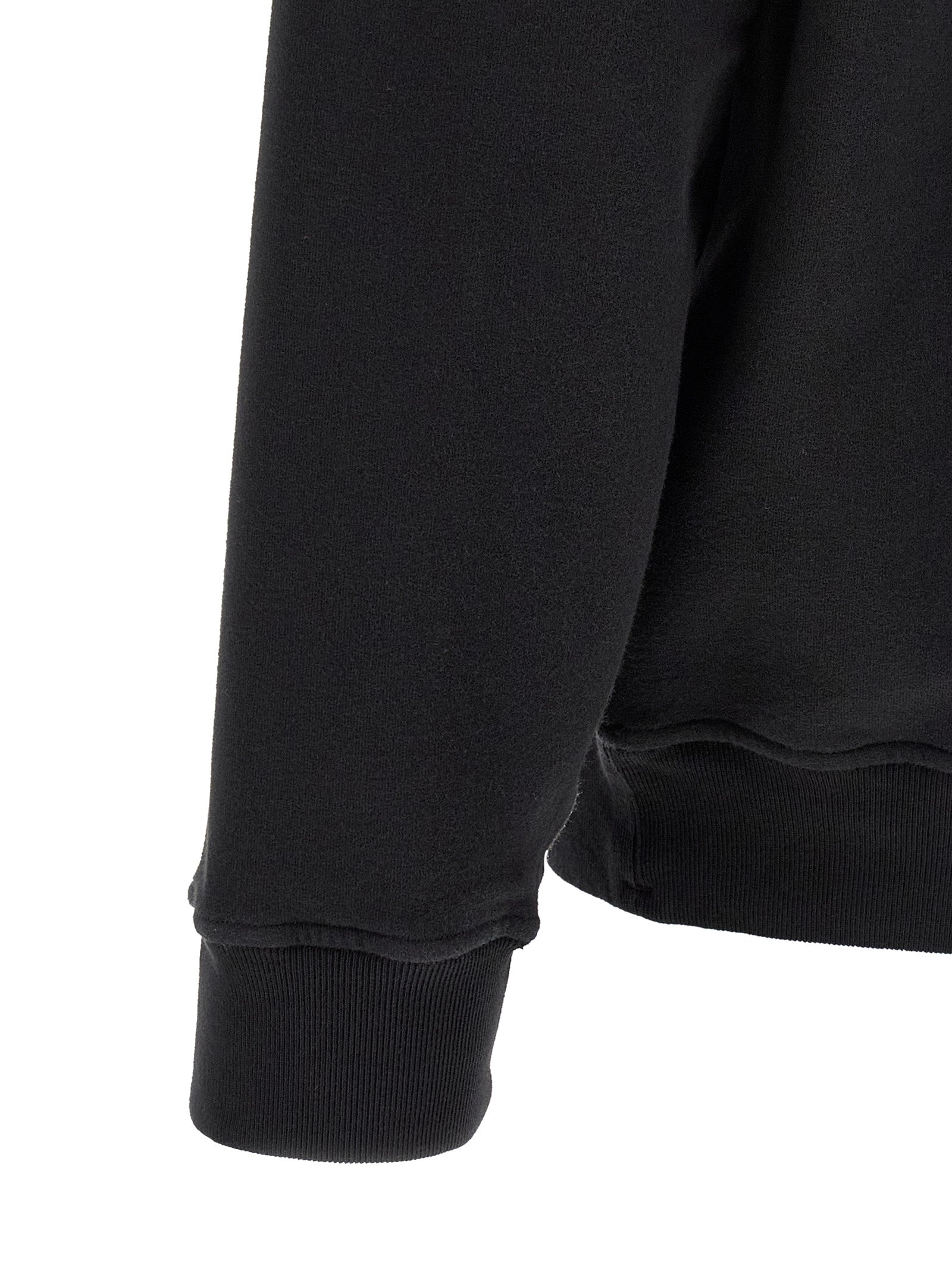 Black Cotton Sweatshirt