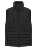 Black Polyamide Sleeveless Jacket
