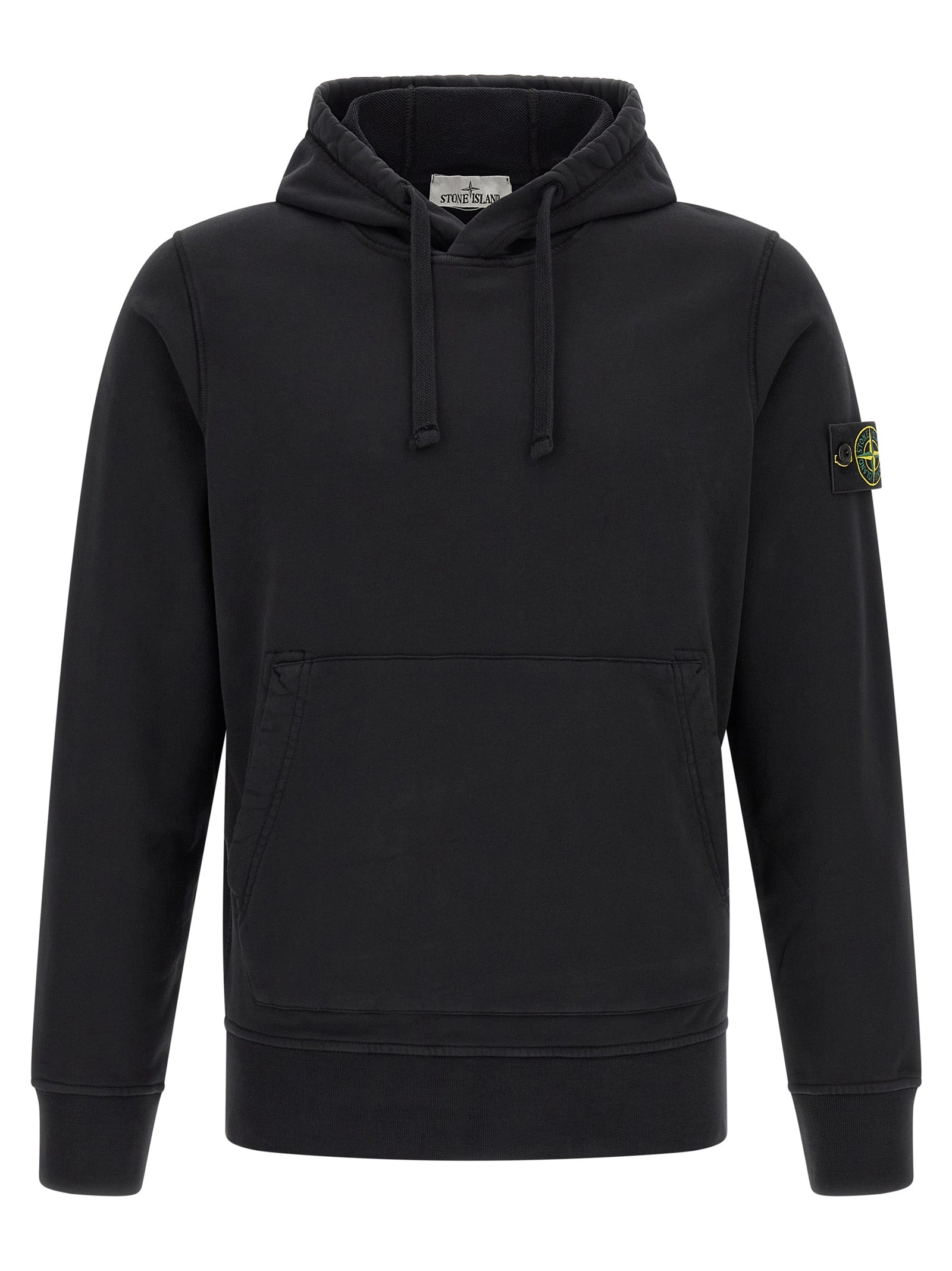 Black Cotton Sweatshirt