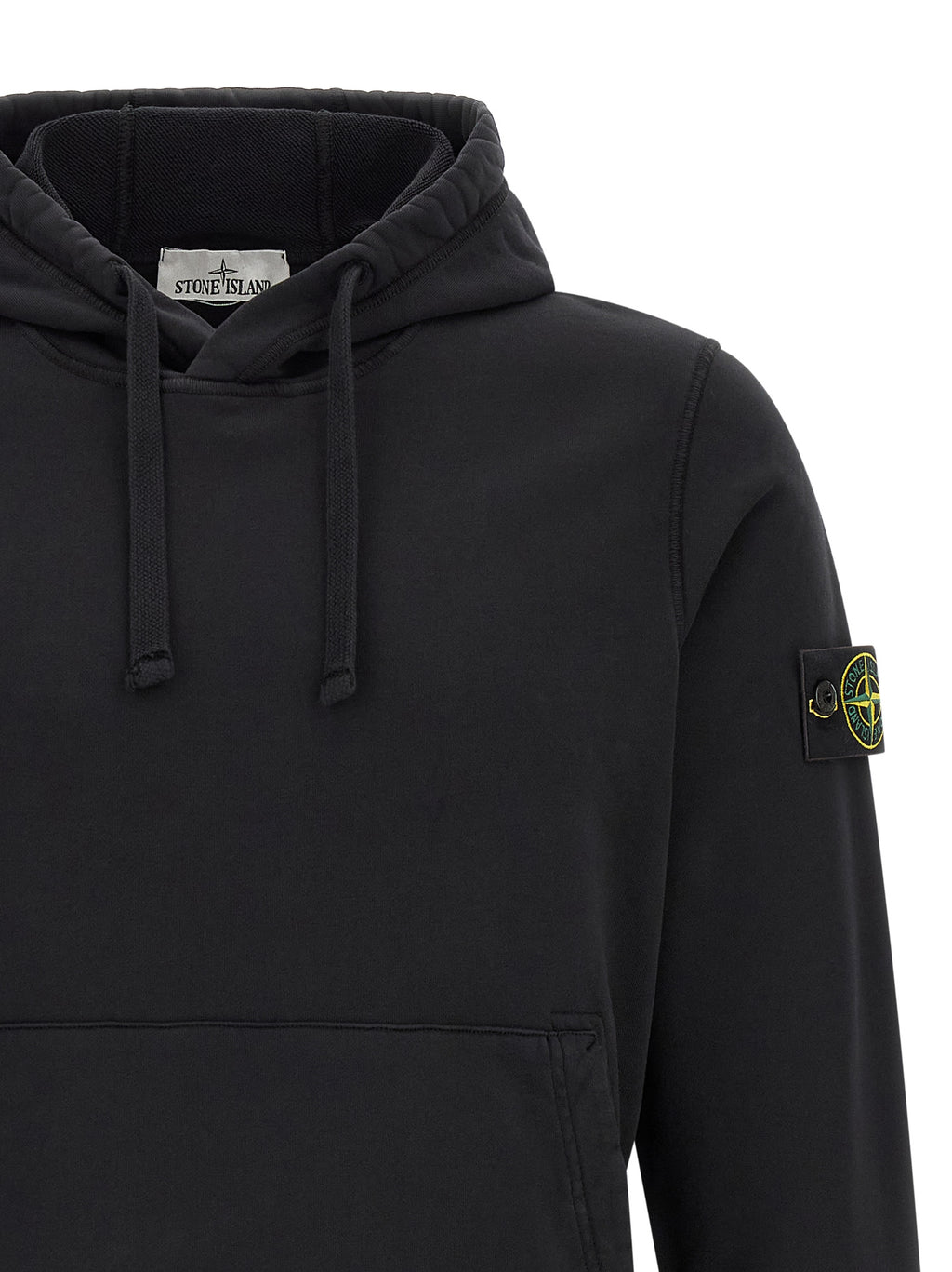 Black Cotton Sweatshirt
