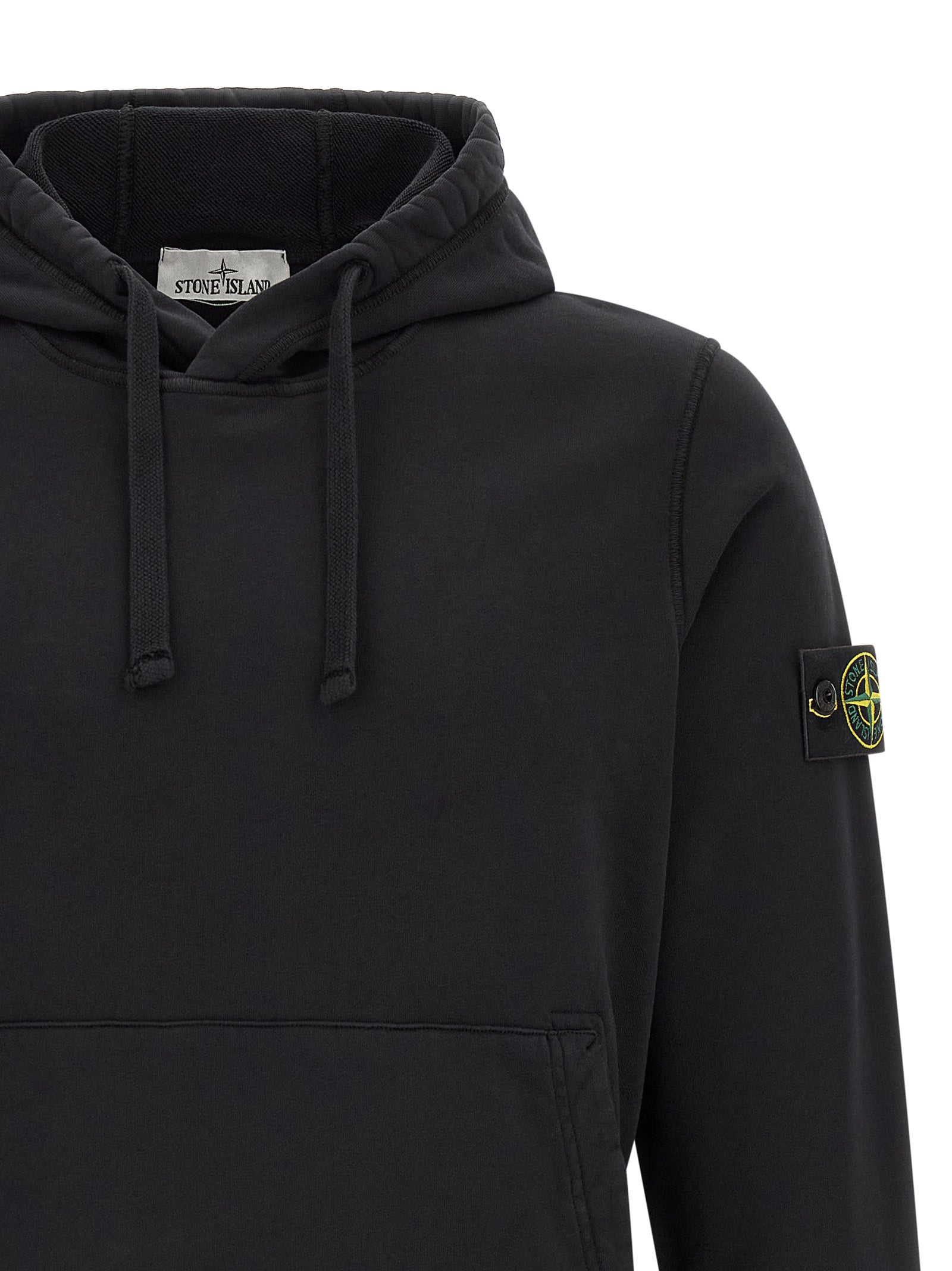 Black Cotton Sweatshirt