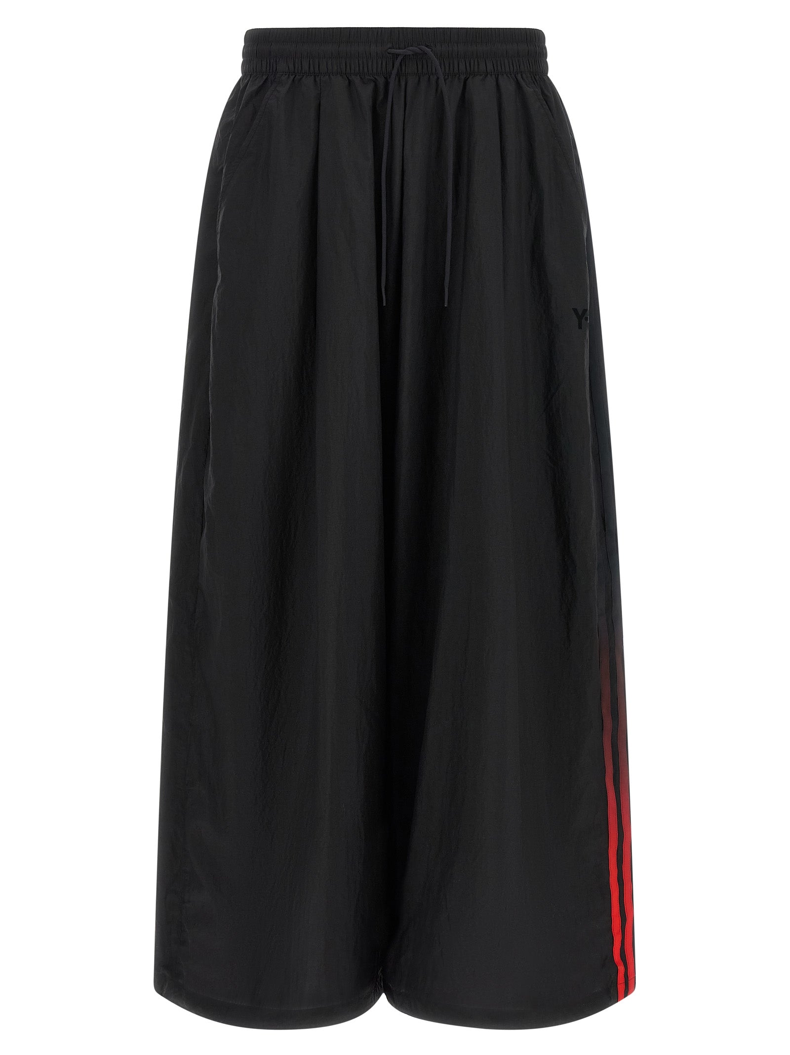 Black Polyamide Athletic Pants