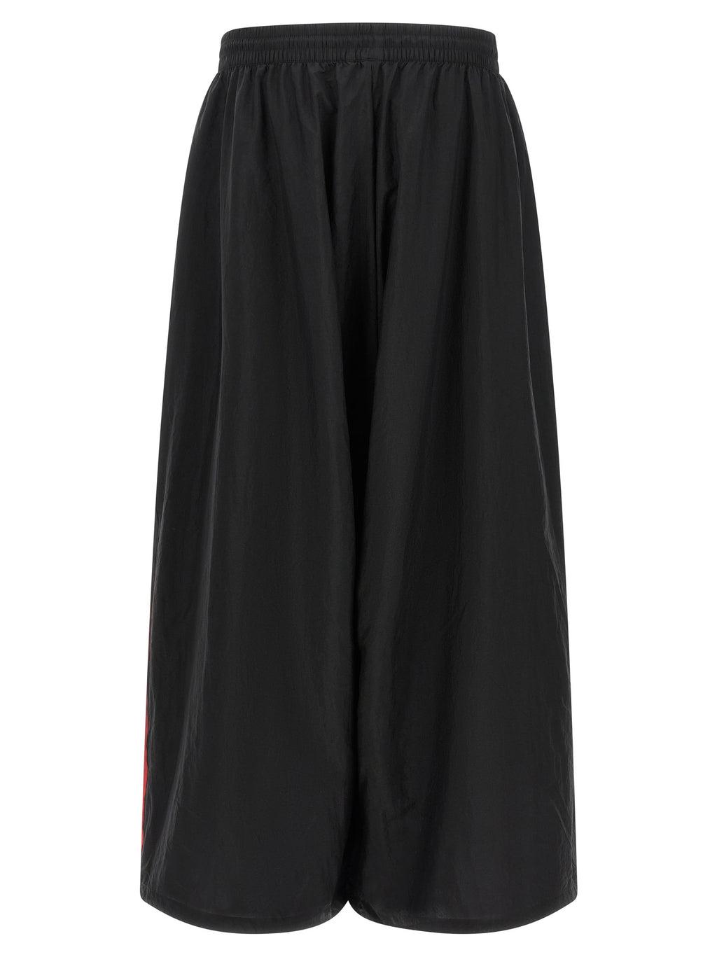 Black Polyamide Athletic Pants